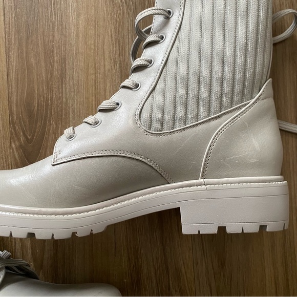 Sam Edelman Lydell Combat Boot Grey size 7.5 - Picture 4 of 9